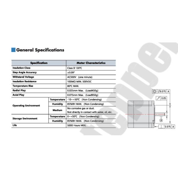 Nema 8 0.8A Encoder Stepper Motor 1.8 Degree 2000CPR