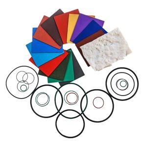 OEM Fuel Resistance FKM Rubber Compound High Temperature Resistance Gaskets