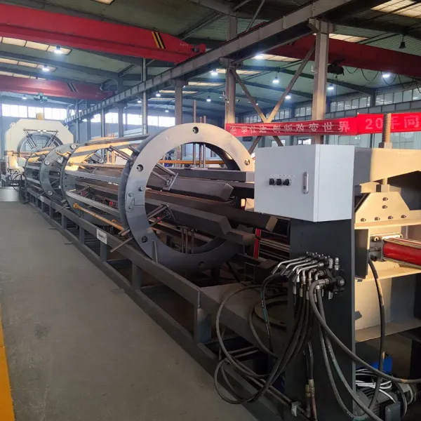 High-Capacity Line for Large-Diameter (1160mm) Pre-Insulated Pipes, Featuring HDPE Jacketing, PU Foam & Vacuum Calibration