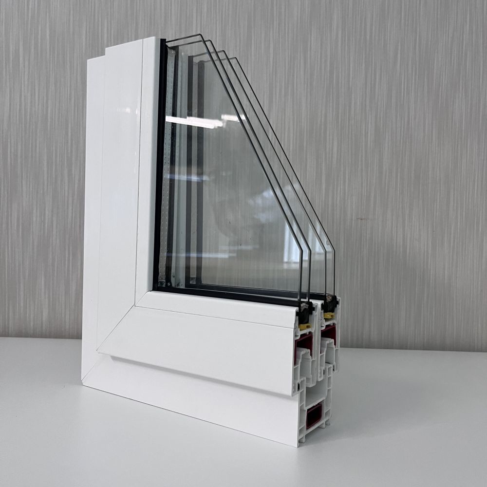 Buy cheap GKBM 62 Series UPVC Sliding Window Profiles Structural Components product