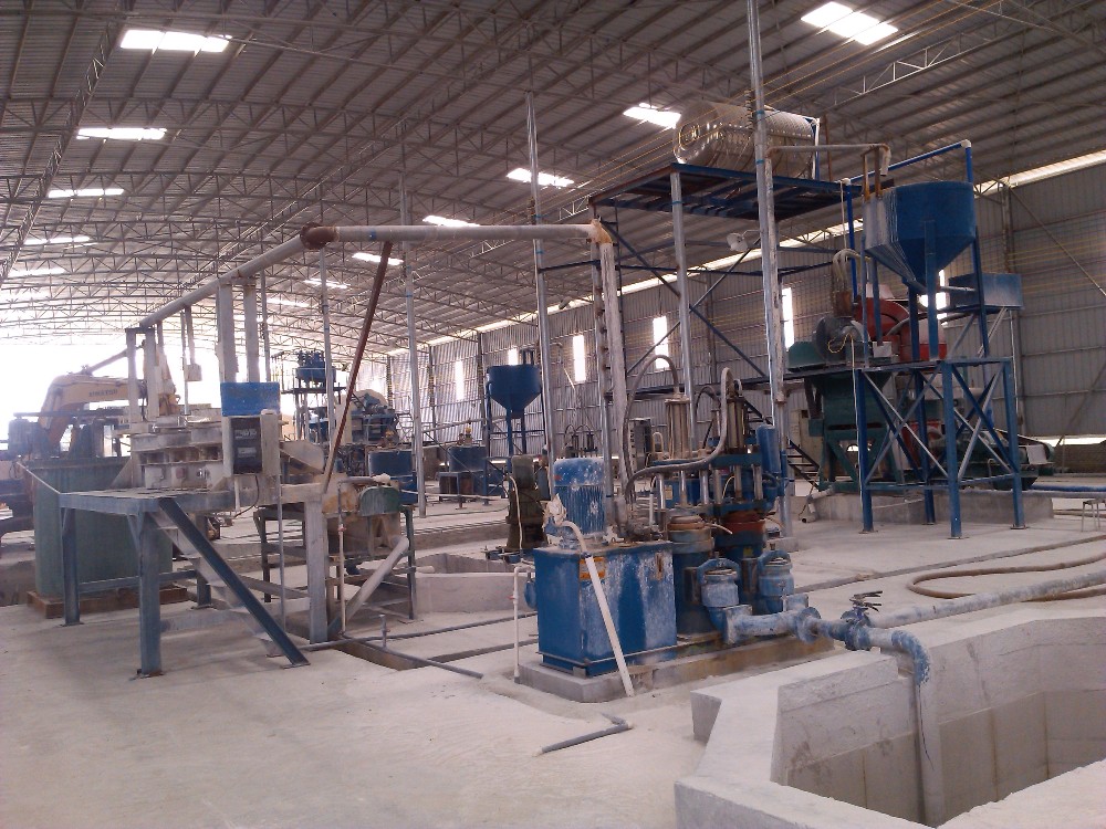 Customizable Dimensions Glass Sand Wet Processing Line for Silica Sand Production