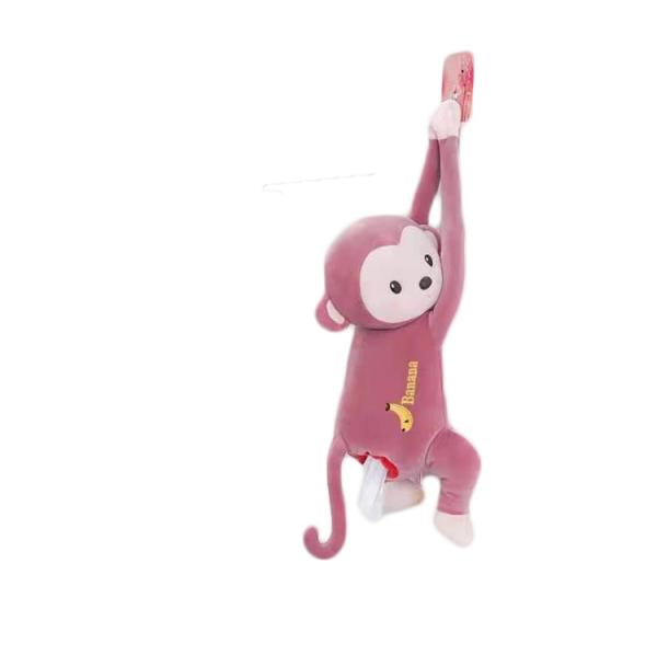 Quality Lovely Hanging Plush Monkey Carton Set Car Interior Plush Home Decor for sale