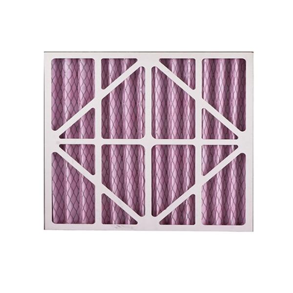 Non Woven Fabric G3 G4 Pleated Panel Filter For Air Conditioner