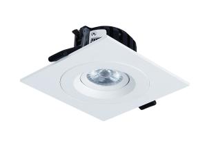 Buy cheap Square 360 Rotatable Dimmable LED Recessed Lighting 130x130mm product