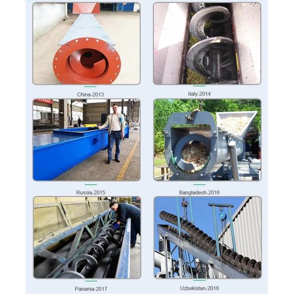 Bulk Material Automatic Feed Screw Conveyor Used In Various Industrial
