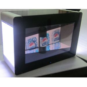 Brightness Transparent LCD showcase HDMI interface For Advertising