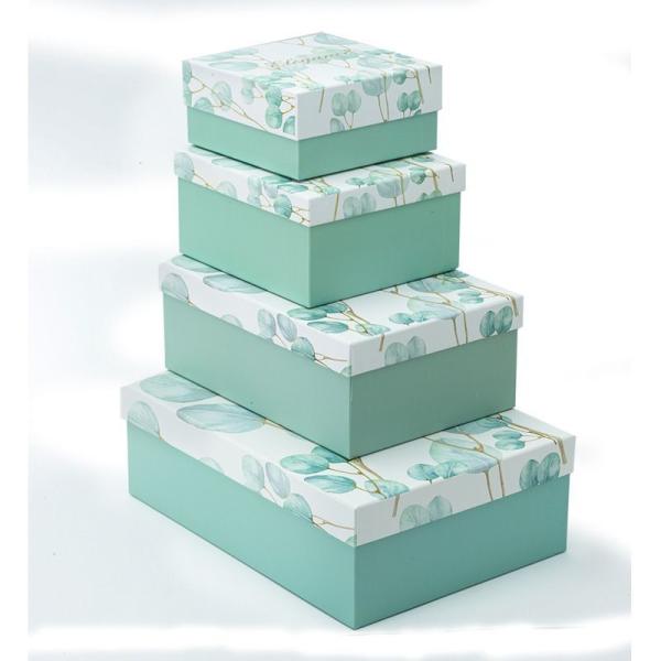 Rectangle Cosmetic Lid And Base Box Rigid Cardboard Paper Gift Packaging Box