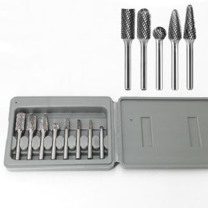 Multi Shapes Tungsten Carbide Burr Assortment Cemented Carbide Burr Set with