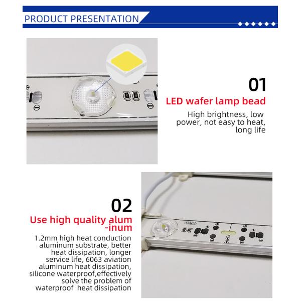 12VDC 130lm SMD3030 Diffuse Reflective lED Backlight Strip