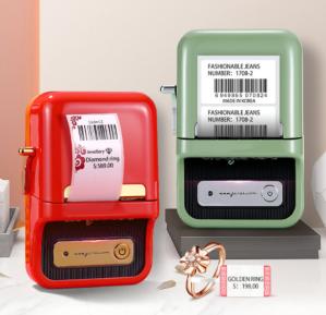 Buy cheap Pocket Barcode Printer Machine 203dpi Barcode Sticker Making Machine product