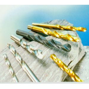 KM white hss twist drill bit for cutting metal