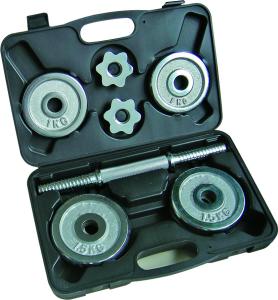 Buy cheap 10kg Weight Lifting Dumbbell Chromed Adjustable Dumbbell Box Carry product