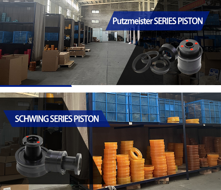 Zoomlion concrete pump piston Dn260 Black Rubber