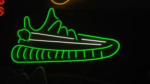 Buy cheap Cuttable AC240V Acrylic Led Neon Sign FREE Running Shoes No Fragile product