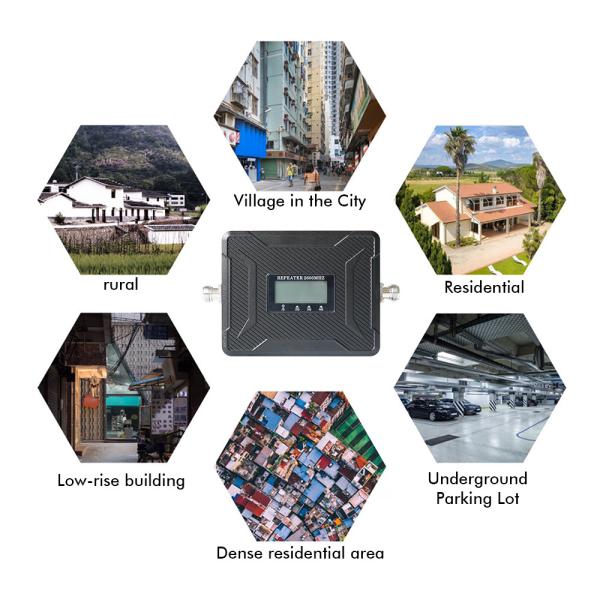 2g 3g 4g Lte Signal Portable Cell Phone Signal Booster 900MHz 2100MHz 2600MHz