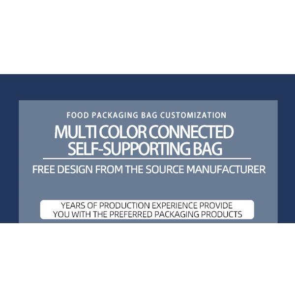 Premium Barrier Protection Customizable Stand-Up Bags For Long-Lasting Food Quality