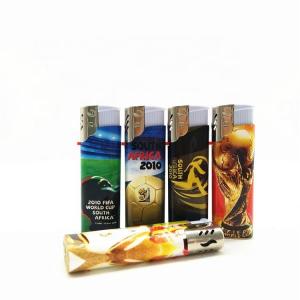 Buy cheap Customized Windproof Cigarette Lighter Football Wrapping Paper And Customized product