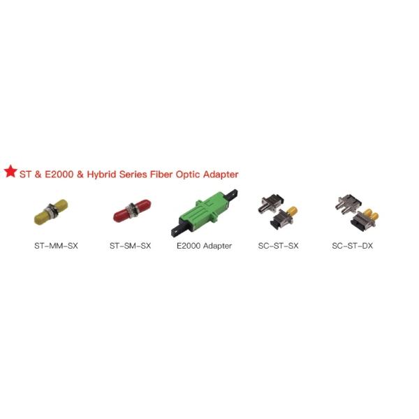 Sc To Sc Fiber Optic Adapters Sc Sm Simplex Fiber Cable Connectors Blue Color