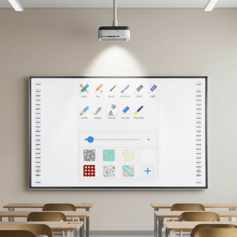 86-inch Optical Interactive Whiteboard with 20 Touch Points and Optical Imaging Touch Technology for Smart Teaching and Meetings