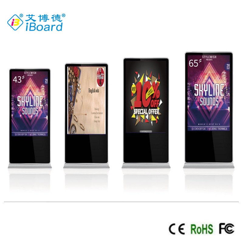 LED Kiosk Display, Interactive Digital Signage Advertising Machine CE 10 Touch Points Screen