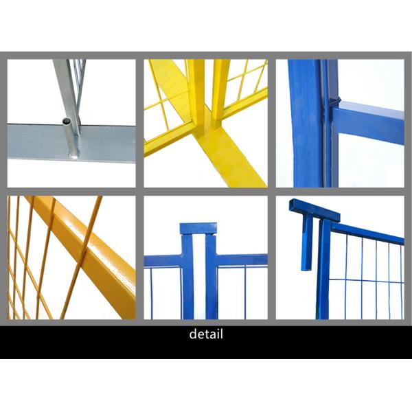 6ftx10ft Galvanized Temporary Fence 3mm Construction Site Fencing