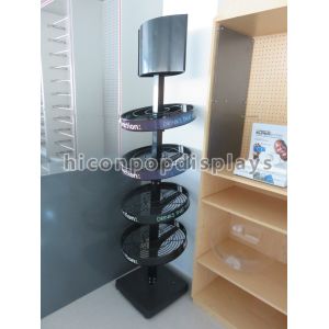 2-way Custom Wine Display Stand Merchandising Store Fixtures