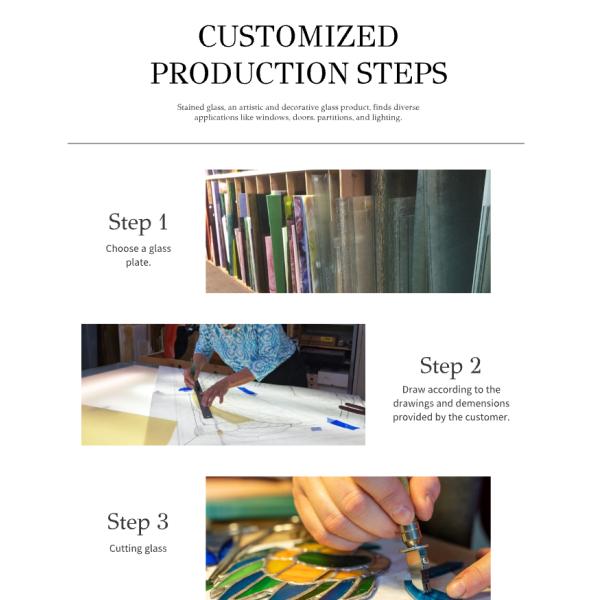 Crafting Stained Glass Partition Room Dividers Wall For Home