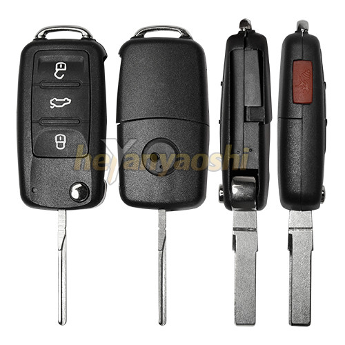 Buy cheap Vw 4 Buttons Smart Key Shell with Emergency Key Insert product