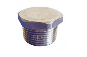 Buy cheap SS201 SS304 Screwed SS Threaded Pipe Fittings With Hex Plug product
