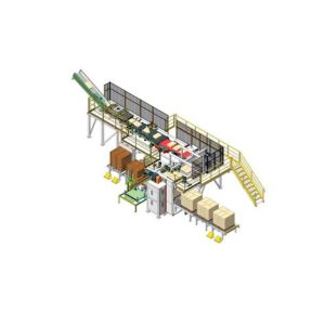 China Electric Packaging And Palletizing Line Automated Palletizing And Depalletizing Machine on sale
