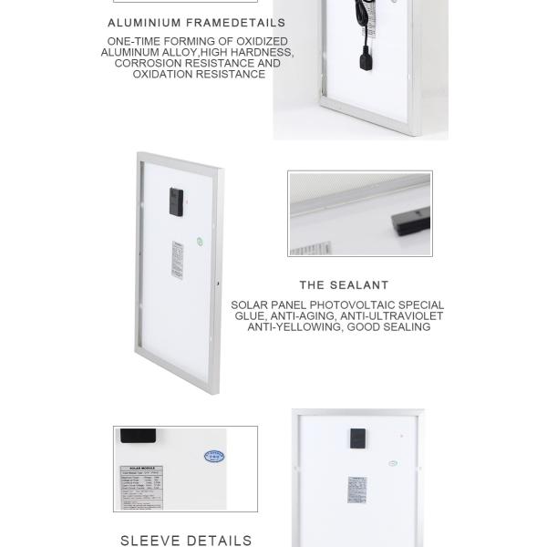 Multiscene 80W Polycrystalline Solar Panel For Camping Practical