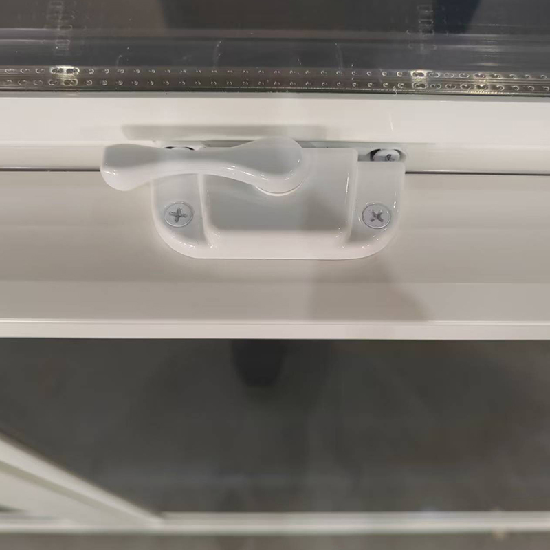 Easy Clean UPVC Single Hung Windows High Floors White Vertical Sliding Window