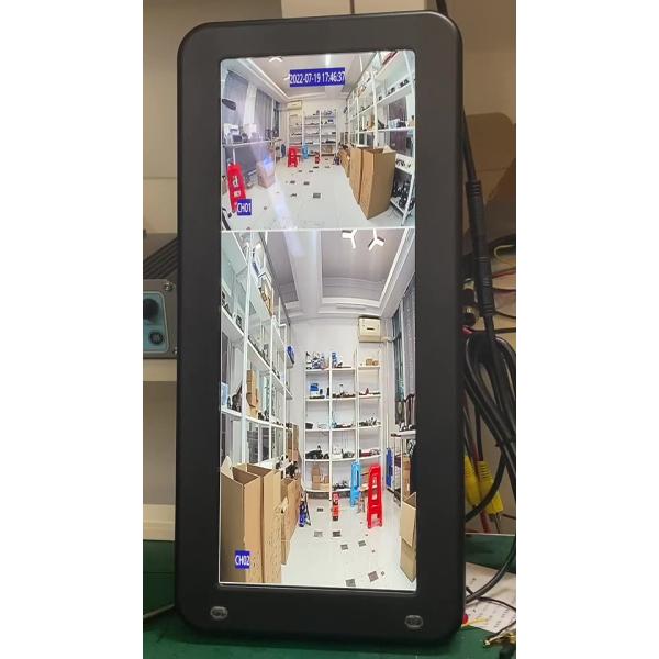 1080P Dual Lens Side View Blind Area HD IR Night Vision Rearview Mirror Rear View Backup Camera