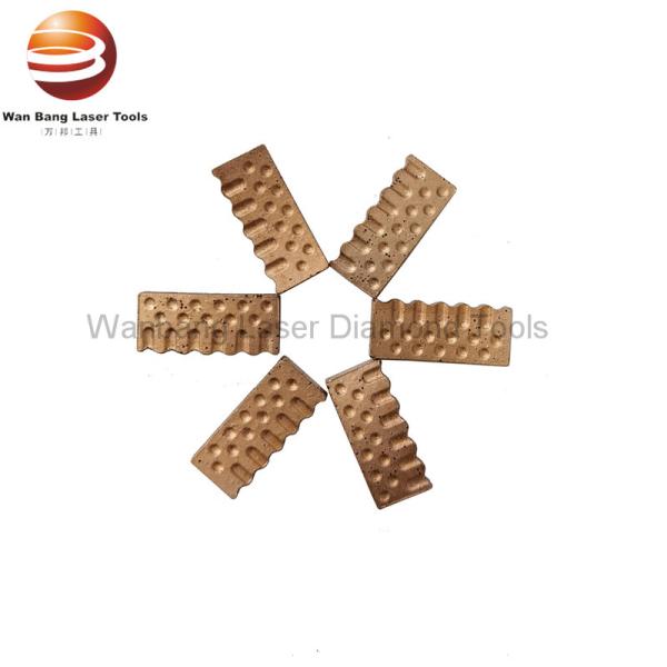 Wave Edge Diamond Core Drill Segment For High Frequency Welding And Retipping
