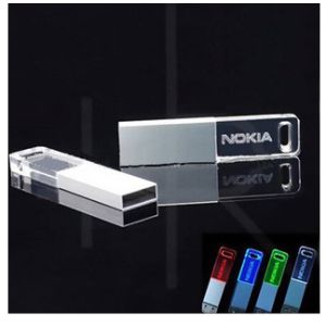 Buy cheap Luxury Custom Business Gifts High Speed Crystal Usb Flash Drive Disk With Ledfor product