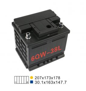 Buy cheap SMF 330A 12V Lead Acid Car Battery 12V36AH 6 Qw 38L Car Starter Battery product