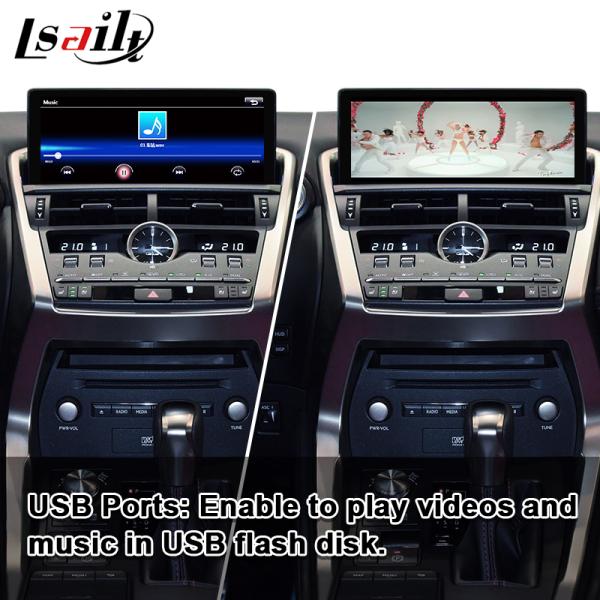 Lsailt Lexus CarPlay Interface for NX NX200T, NX300h 2016-2022 with Linux System, Mirror Link