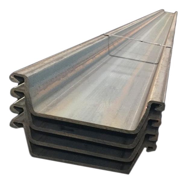 Q235 Q275 Q345 U Type Sheet Pile Type 2 400x100x10.5mm For Construction