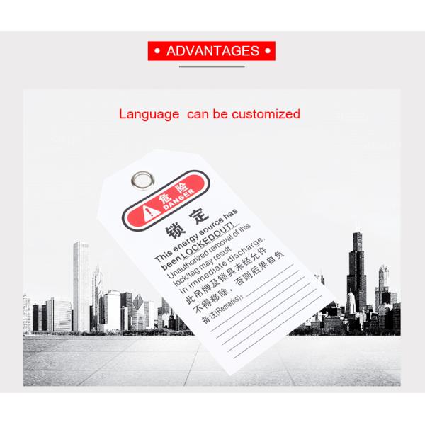 BOSHI OEM Acceptable PVC Material Lockout Safety Lockout Tagouts