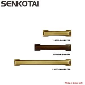 Buy cheap Brushed Brass Cabinet Handles-  Inches Total Length - Satin Brass Drawer Pulls, Moder product