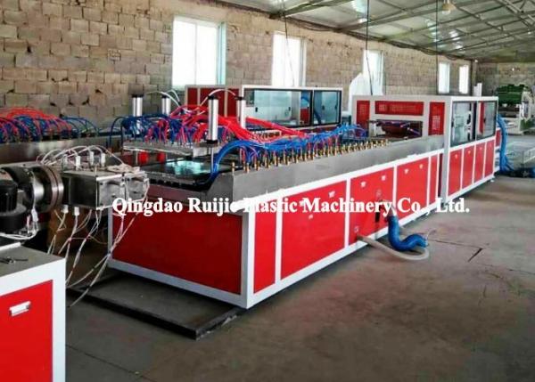 Automatic Pvc Profile Extrusion Machine Double Screw With 8 - 20t Weight