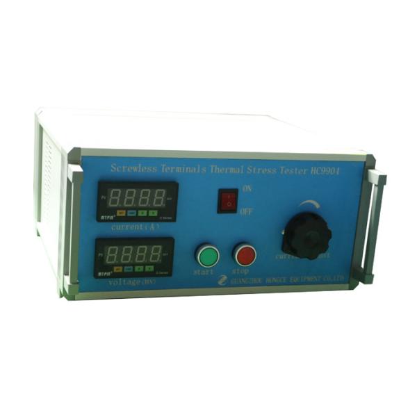 IEC60884-1 Electrical And Thermal Stresses Test Device For Screwless Terminals Stepless Adjust Load Current 192 Cycles