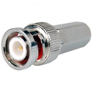 Buy cheap BNC Coaxial Connector Male Video Plug Coupler Connector for CCTV Camera and Coax Cable product