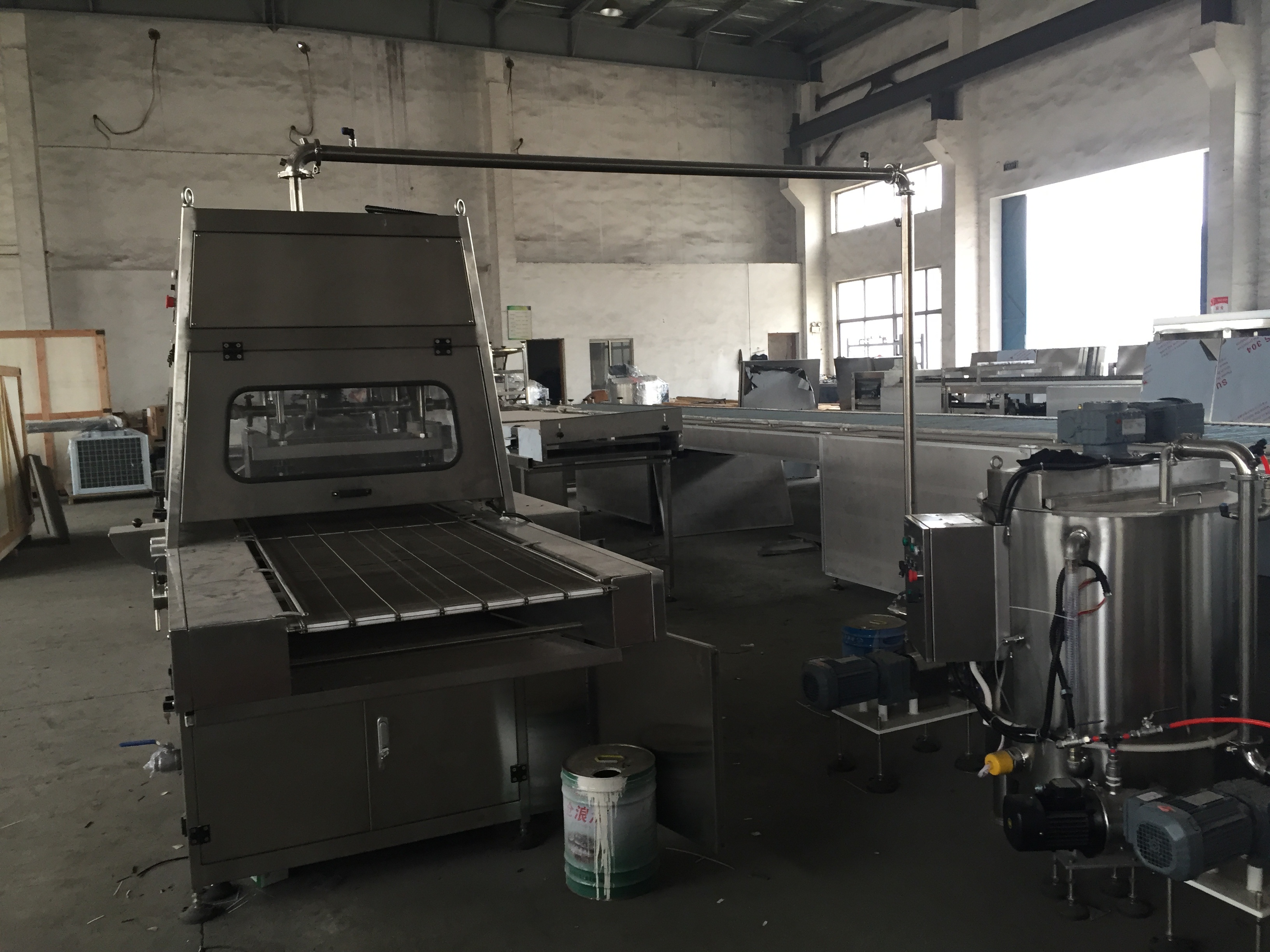 100 to 2000kgs per hour Chocolate Coating Machine