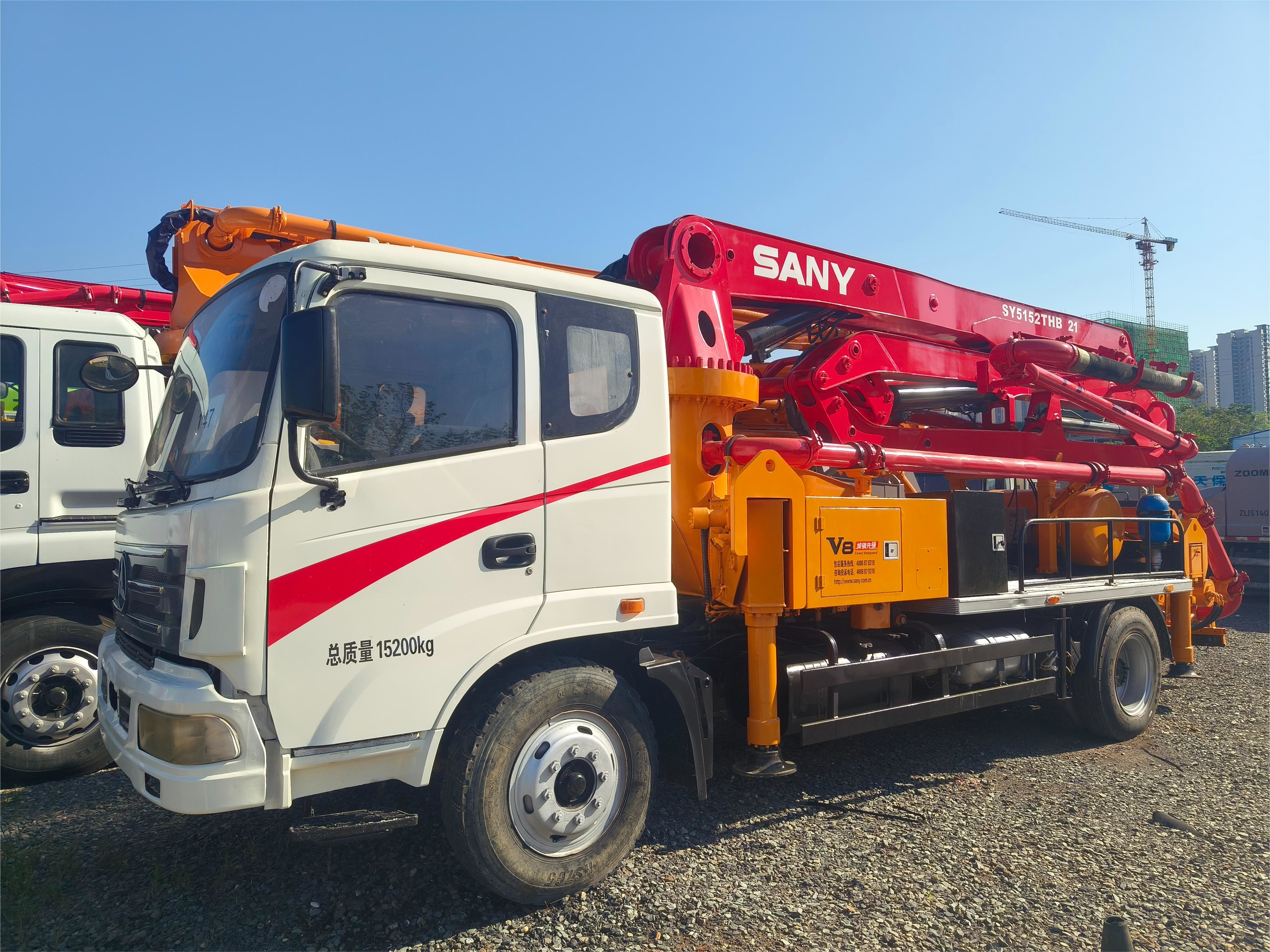 Buy cheap Used 21m Hydraulic Truck Mounted Concrete Pump Remanufactured 2013 SANY product