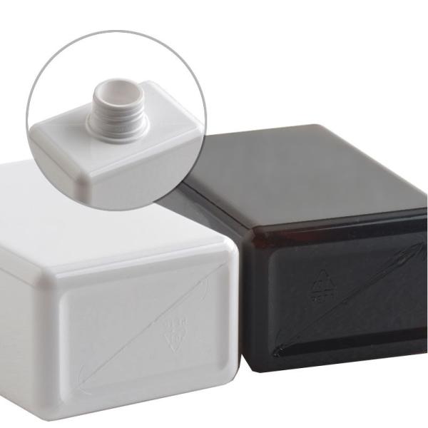 280ml Empty Lotion Bottle , Square Plastic Lotion Bottle Packaging Shampoo Usage