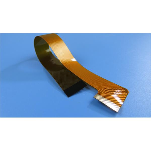 2 Layer Flexible PCB Built On Polyimide with Stiffener On the Tail for Tablet Computer Battery