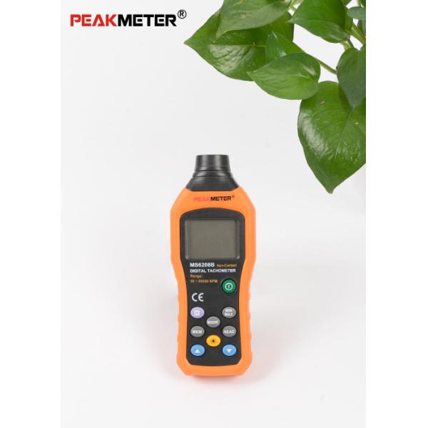Hand Held Environmental Meter Non Contact Digital Tachometer Max Speed Rotation Tester