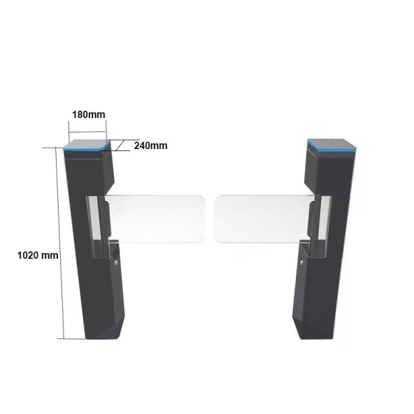 AG-PX78241802 Small Swing Turnstile Gate Customizable Durable Supermarket Swing Barrier