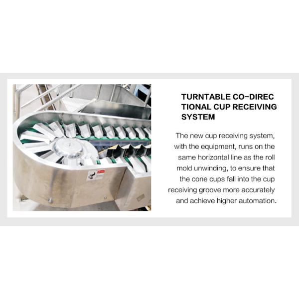 Automatic Egg Cone Production Equipment , 55 Pieces Of 320*240mm Baking , Template Wear-Resistant Cast. Iron Material